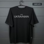 Футболка біла з принтом оверсайз I`m Ukrainian