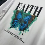 футболка біла за принтом faith