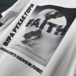 футболка оверсайз з написом faith, принт віра рухає гори