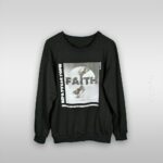 Світшот з принтом faith, принт віра рухає гори