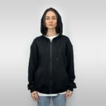 зіп худі двух нитка з принтом