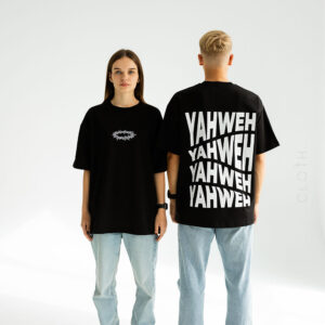 Футболка з принтом yahweh