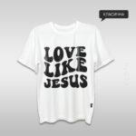 біла футболка Love Like Jesus