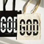 еко християнський шопер з принтом God