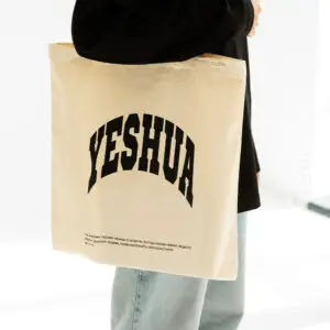 еко християнський шопер з принтом yeshua