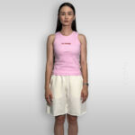 рожева майка з вишивкою blessed