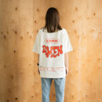 футболка бежева з принтом Amen