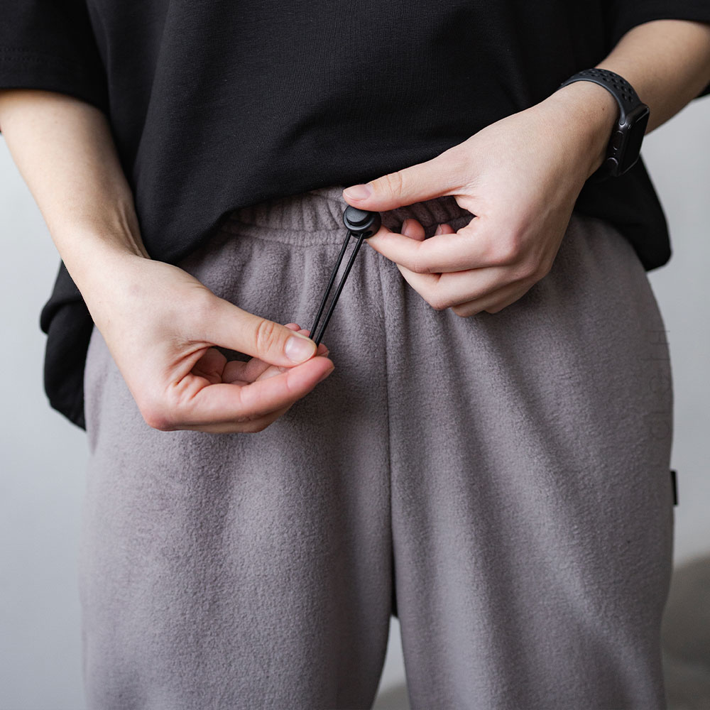 Сірі Джогери на полар фліс від бренду Cloth