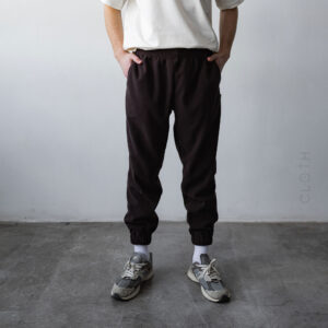 шоколадні Джогери на полар фліс від бренду Cloth