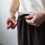 шоколадні Джогери на полар фліс від бренду Cloth