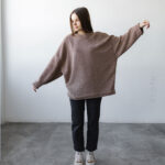 теді світшот оверсайз з вишивкою God is my fortress