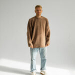 теді світшот оверсайз з вишивкою God is my fortress