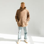 теді худі оверсайз з вишивкою God is my fortress