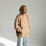 теді худі оверсайз з вишивкою God is my fortress