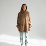 теді худі оверсайз з вишивкою God is my fortress