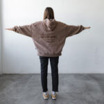 теді худі оверсайз з вишивкою God is my fortress