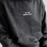 Худі варенка з написом All we need is God