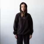 шоколадний Костюм полар фліс Blessed