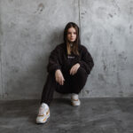 шоколадний Костюм полар фліс Blessed