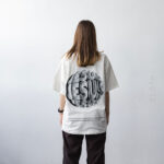 футболка беж з написов Jesus