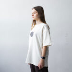 футболка беж з написов Jesus