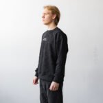 світшот чорна варенка з написом All we need is God