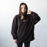 Худі шоколадний полар фліс blessed