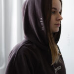 Худі шоколадний полар фліс blessed