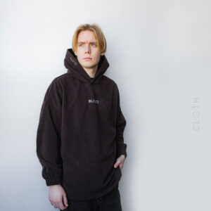 Худі шоколадний полар фліс blessed