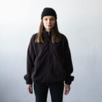 шоколадна зіп кофта полар фліс