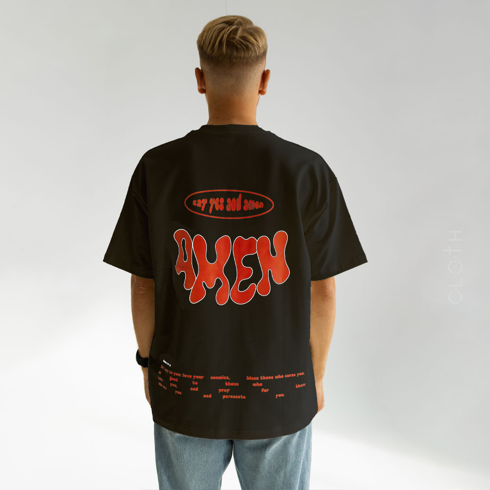 чорна футболка Amen