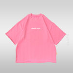 рожева футболка за принтом Божий план