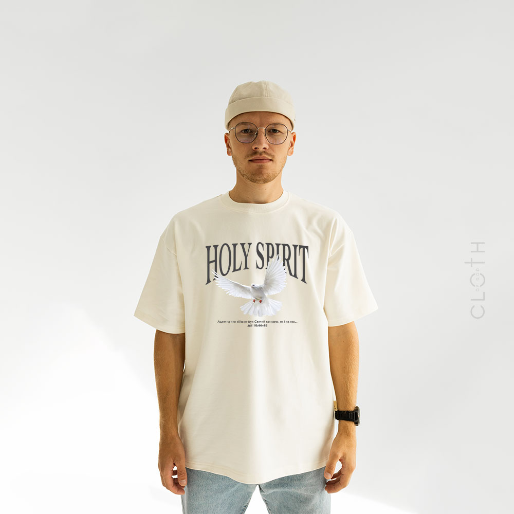 бежева футболка Holy Spirit