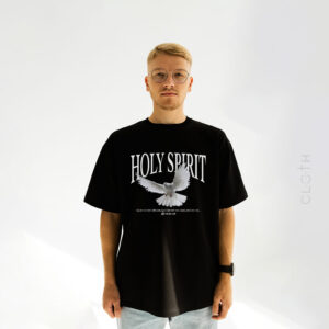 чорна футболка Holy Spirit