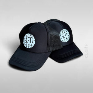 Кепка з принтом Jesus