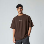 футболка псалом 91 коричневий колір