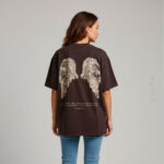 футболка псалом 91 коричневий колір