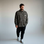 рубашка в клітинку коричнево-сорна cloth of God