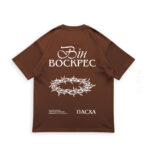 футболка він воскрес коричнева вінок